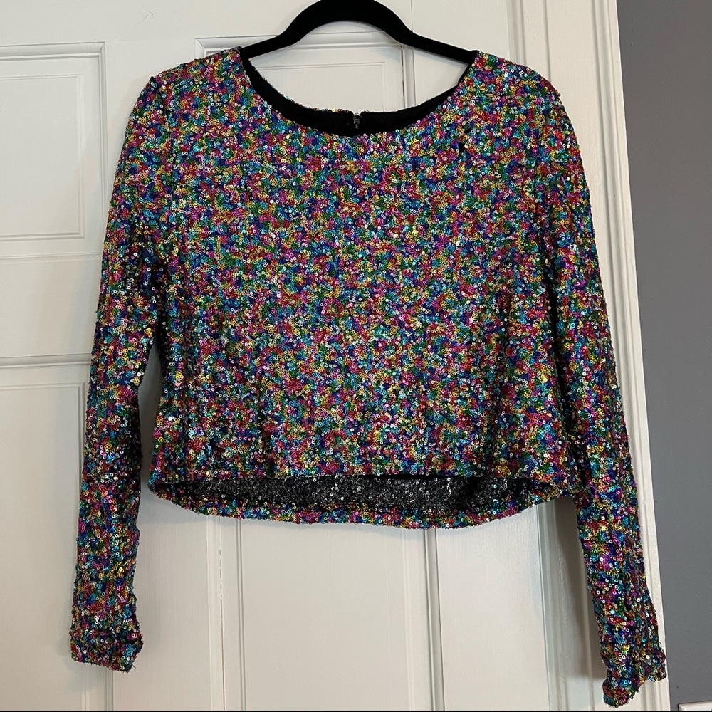 Nasty Gal Minkpink sequin top